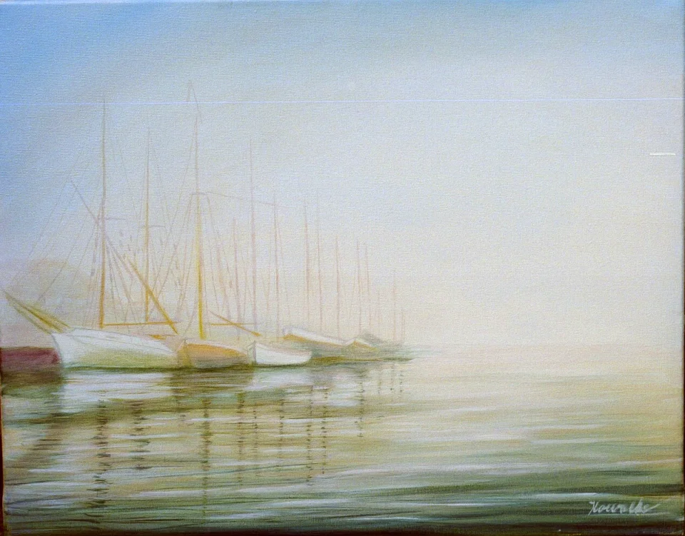 Segelboote im Hafen - Eckhard Kowalke