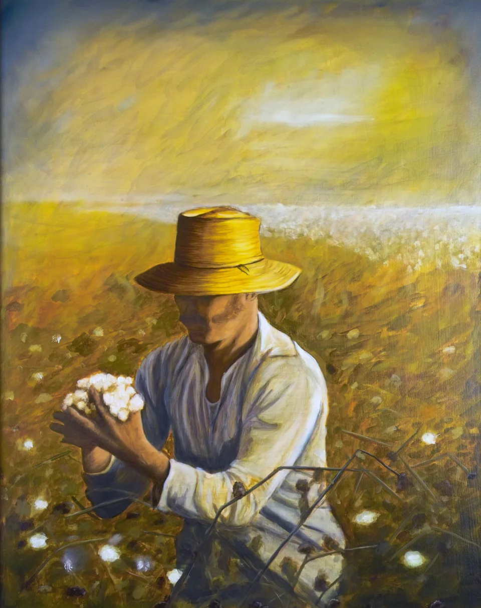 Figur mit Hut - Eckhard Kowalke