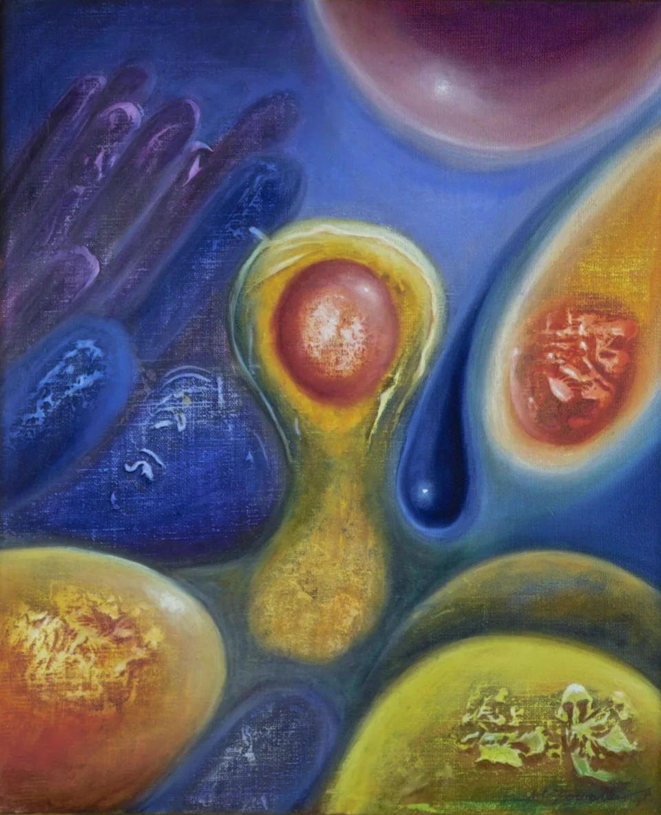 Farbige Sphären - Eckhard Kowalke