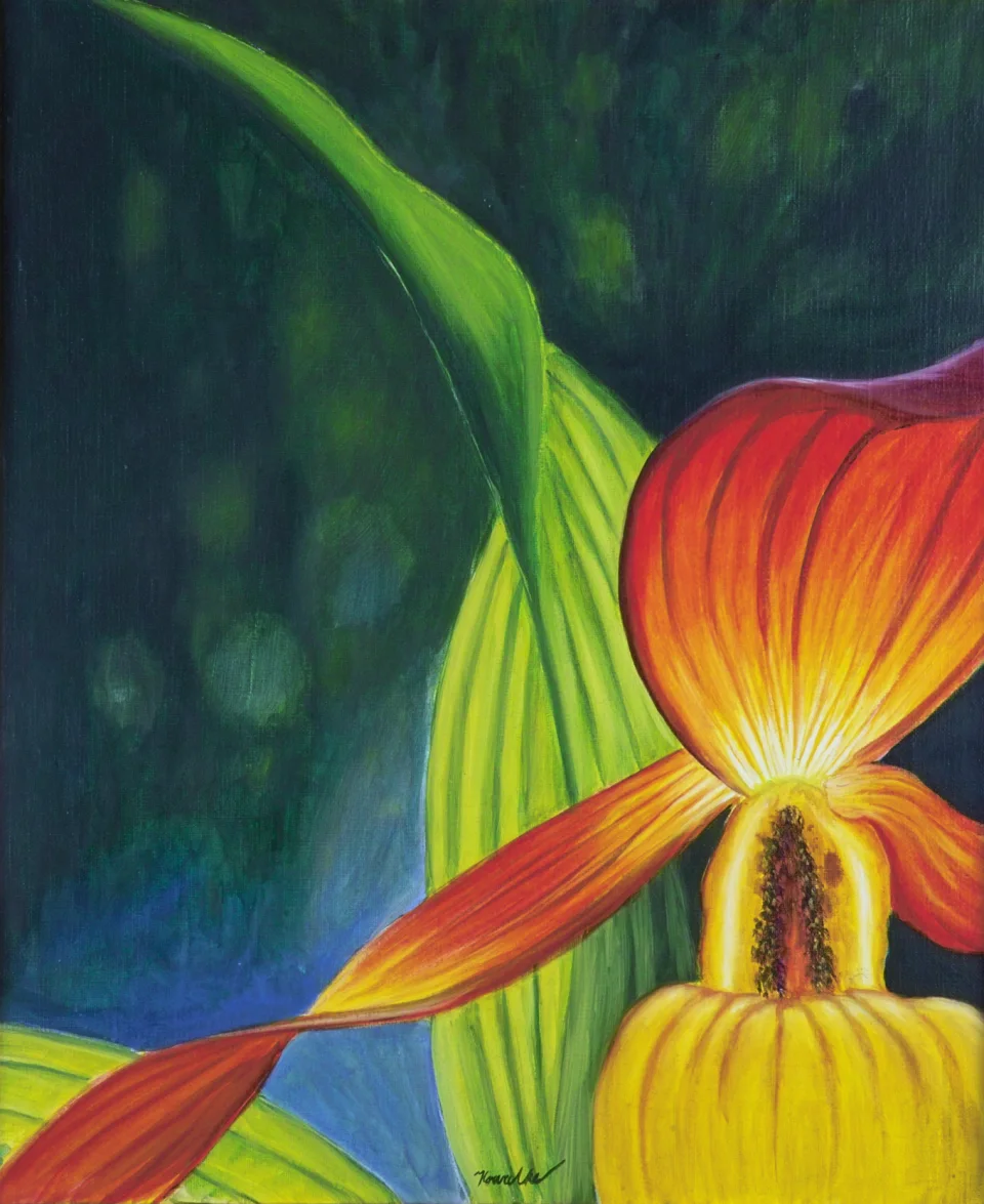 Blüte in Grün - Eckhard Kowalke