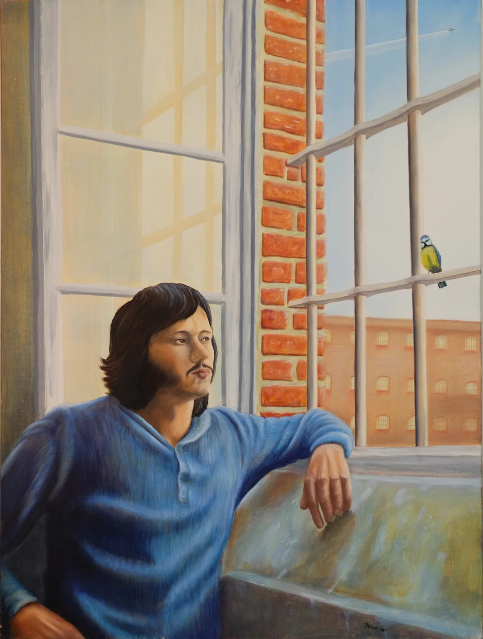 Porträt am Fenster - Eckhard Kowalke
