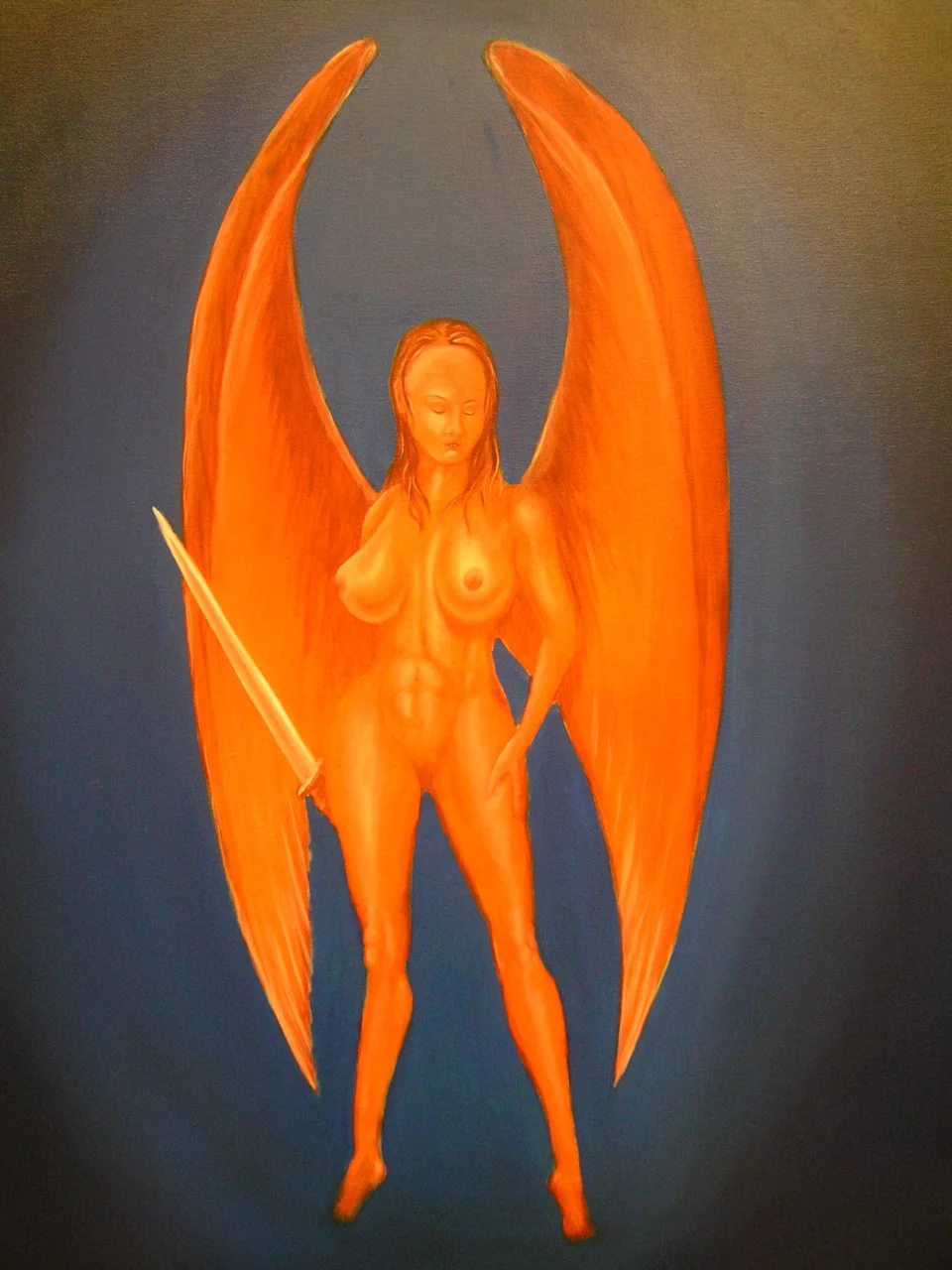 Geflügelte Figur - Eckhard Kowalke