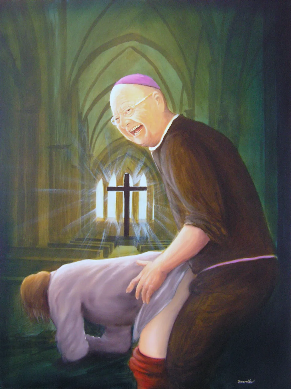 Figur auf einer Stufe - Eckhard Kowalke