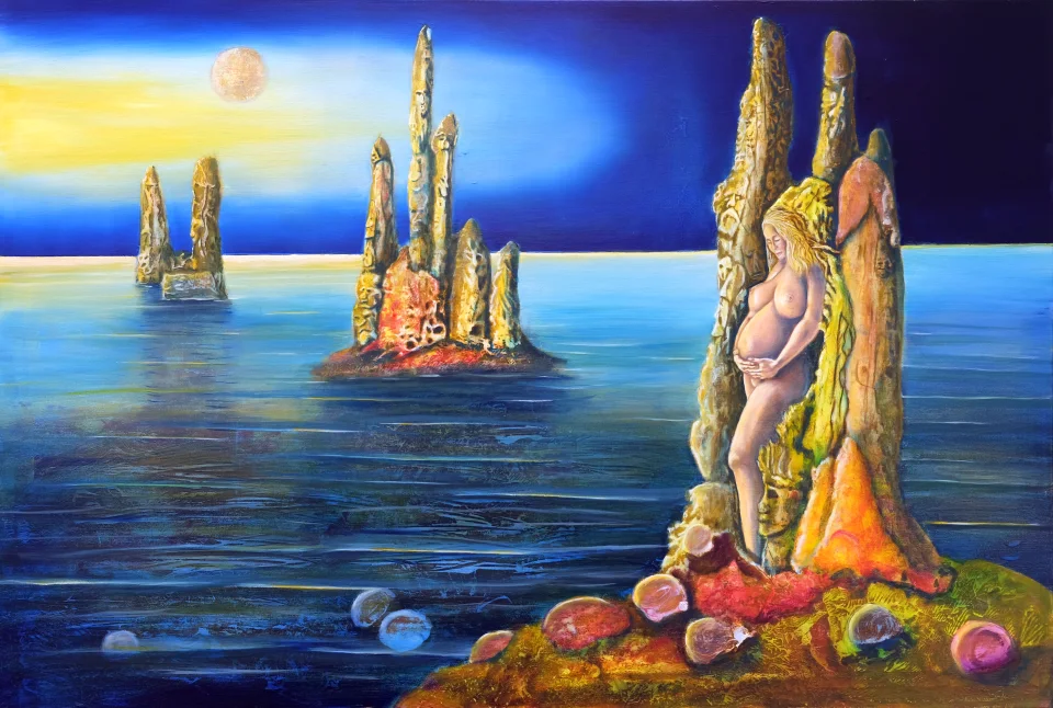 Felsenlandschaft auf dem Wasser - Eckhard Kowalke