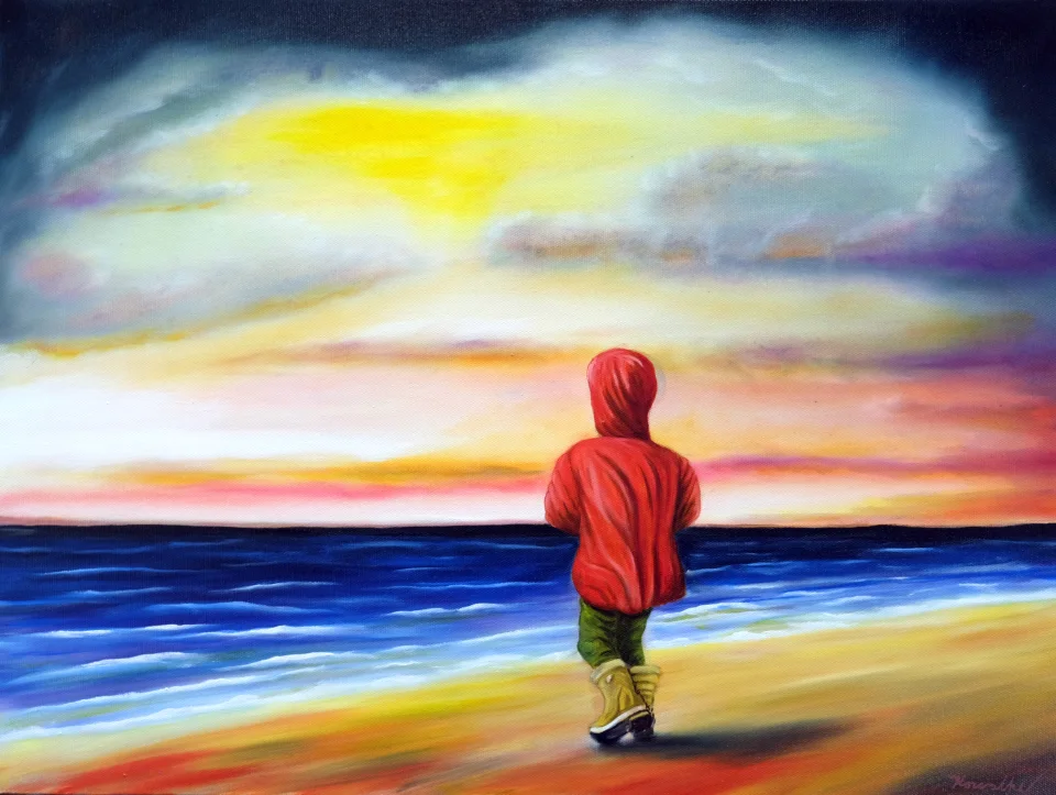 Kind am Meer - Eckhard Kowalke