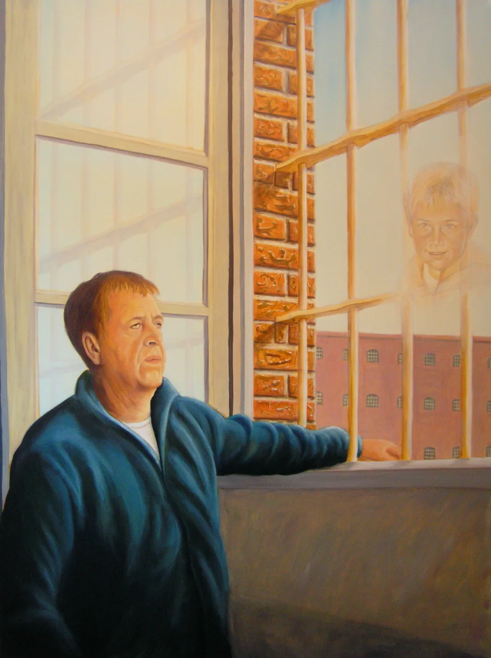Porträt am Fenster - Eckhard Kowalke
