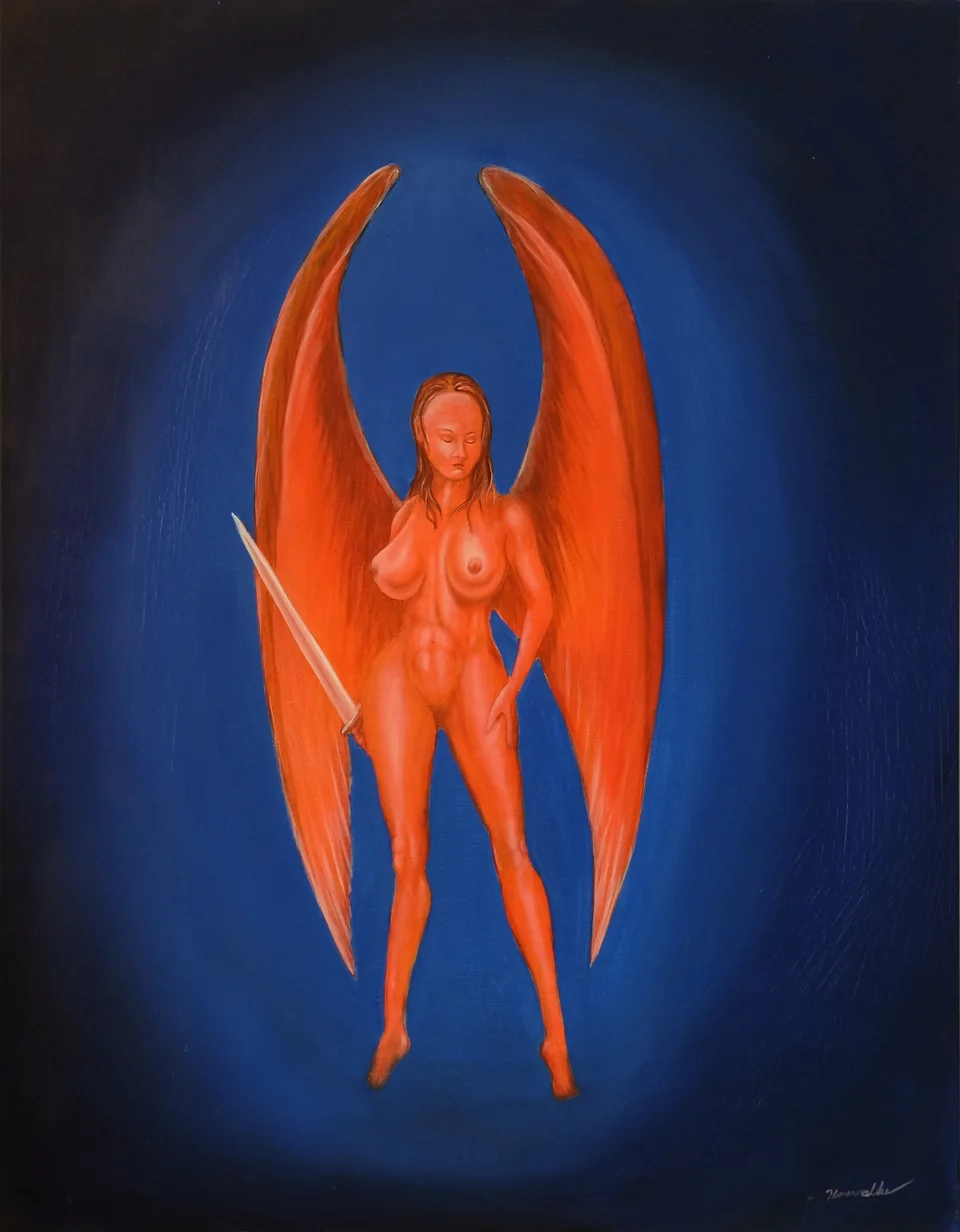 Geflügelte Figur - Eckhard Kowalke