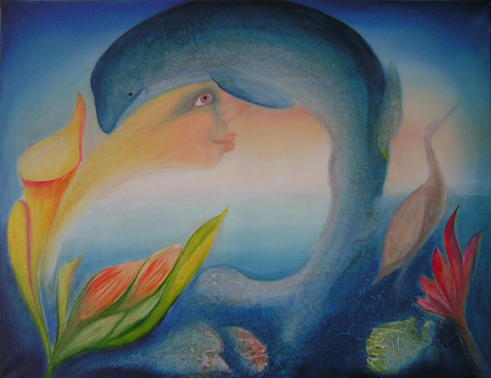 Figur und Vogel - Eckhard Kowalke