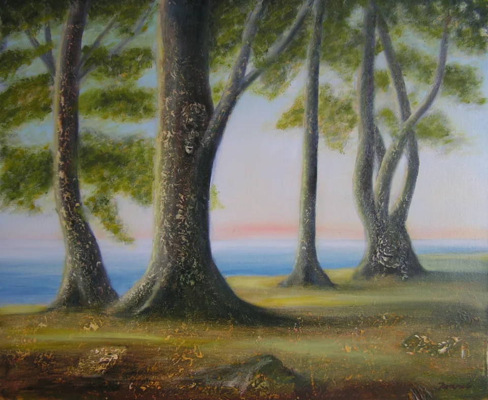 Bäume am Meer - Eckhard Kowalke